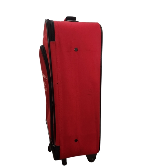 Walt Disney Vintage 1971 Roller Extending Handle Luggage Travel Bag - Picture 6 of 11